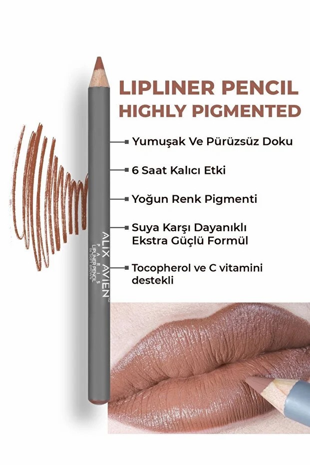 Карандаш для губ - Alix Avien Lipliner №01 - Zyyada cosmetics
